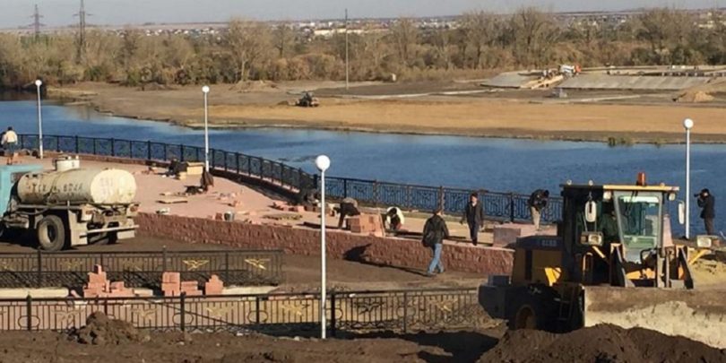 Когда завершится реконструкция набережной в Костанае