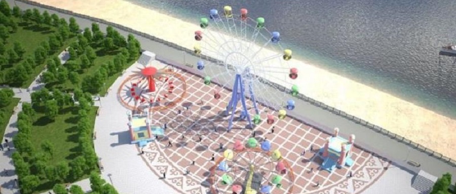 В Атырау построят колесо обозрения высотой 55 метров