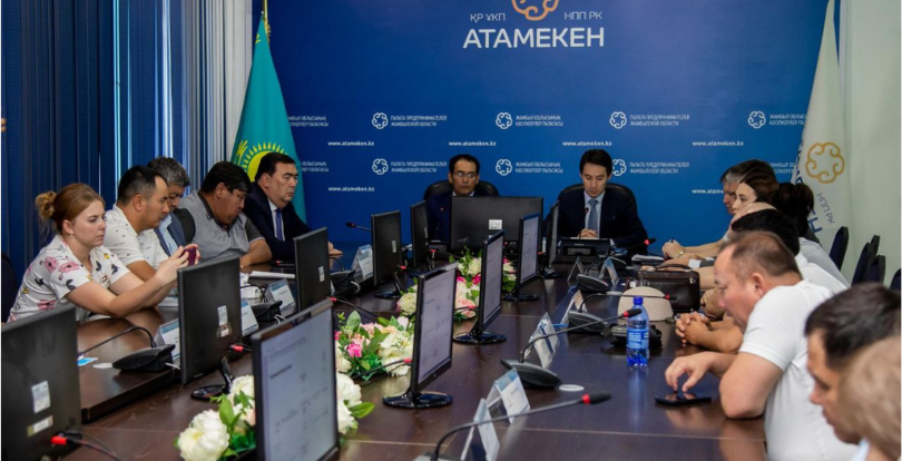 «Қазақстан Тұрғын үй Компаниясы» АҚ өкілдері Жамбыл облысының құрылыс салушыларымен кездесті