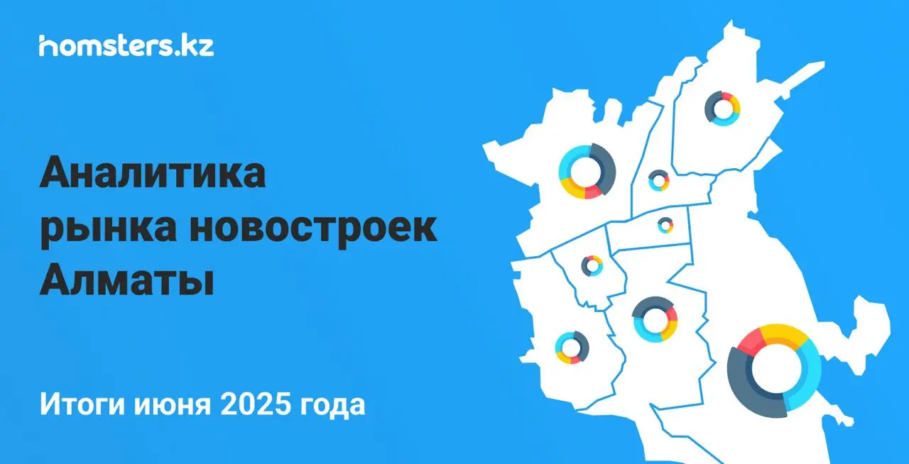 Аналитика рынка новостроек Алматы: итоги июня 2025 года