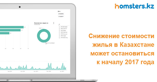 Қазақстанда тұрғын үй бағасының төмендеуі 2017 жылдың басына қарай тоқтауы мүмкін
