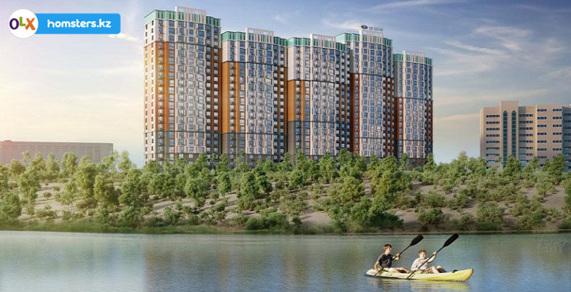 4 ЖК Алматы у воды