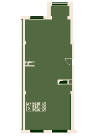 3-комнатная квартира в ЖК Восточный парк